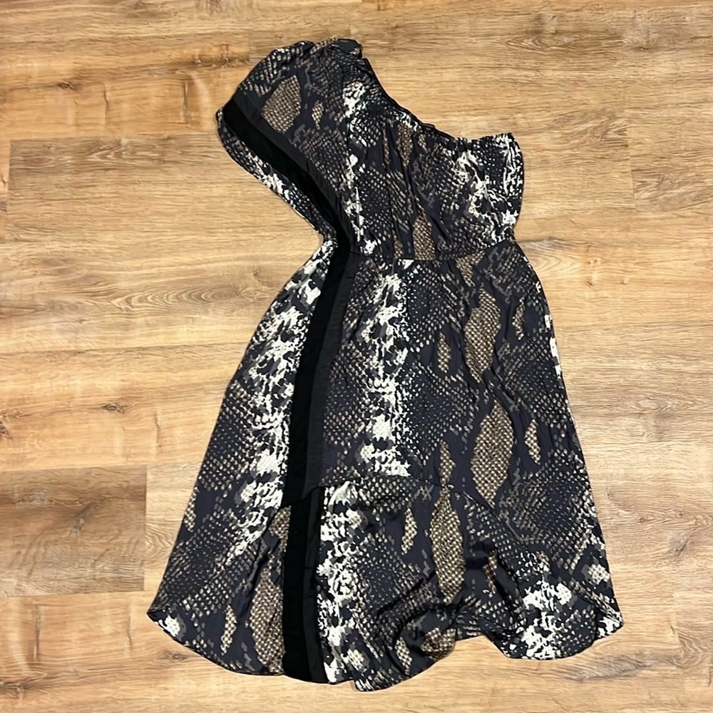 EXPRESS high-low - one shoulder dress